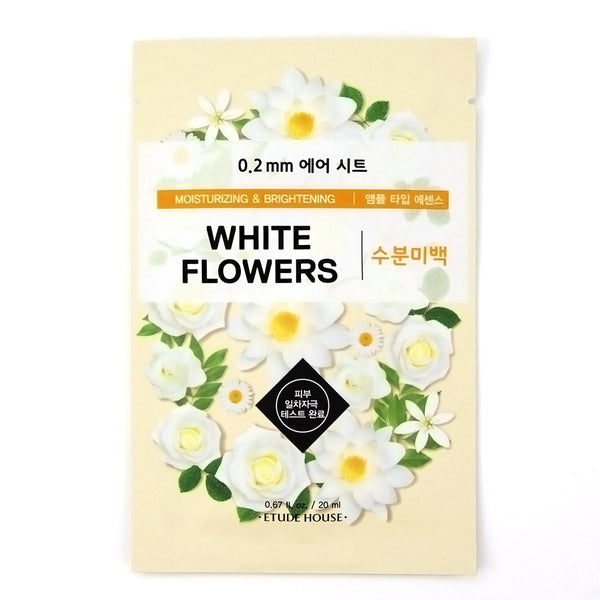 Korean Beauty [ETUDE HOUSE] 0.2mm Air Sheet #WHITE FLOWER - ShineVII