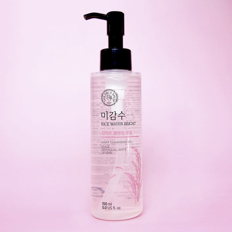 Korean Beauty [THE FACE SHOP] Rice Water Bright Light Cleansing Oil - ShineVII
