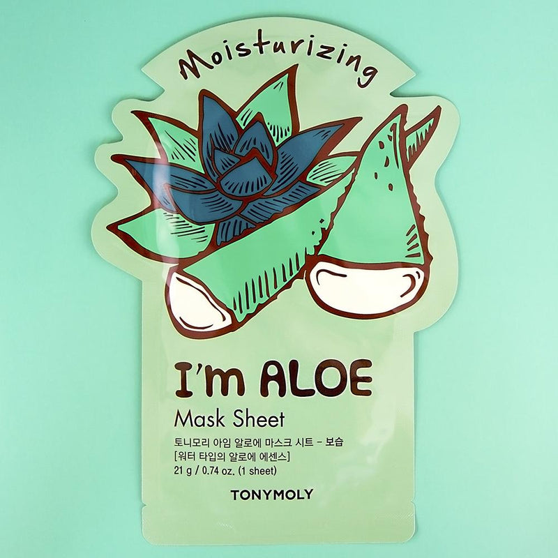 Korean Beauty [Tonymoly] I'M ALOE Mask Sheet #Moisturizing - ShineVII