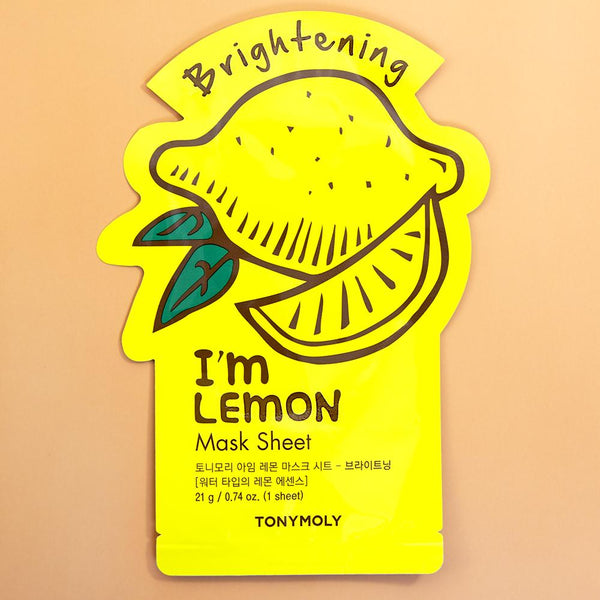 Korean Beauty [Tonymoly] I'M LEMON Mask Sheet #Brightening - ShineVII